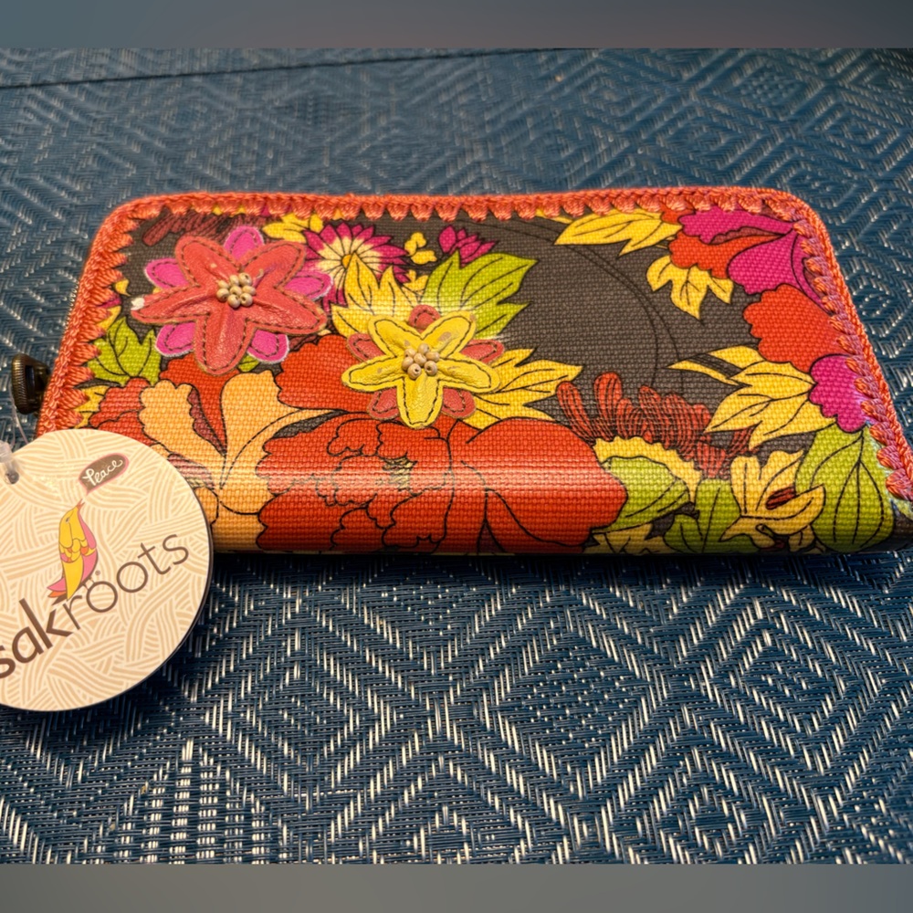 Sakroots Colorful Floral Wallet